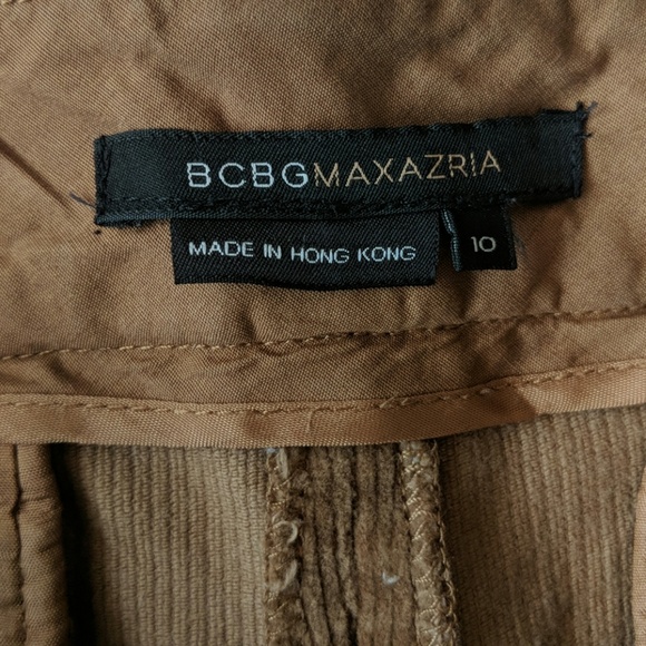 BCBGMaxazria corduroy capri pants sz 10 - Picture 2 of 7